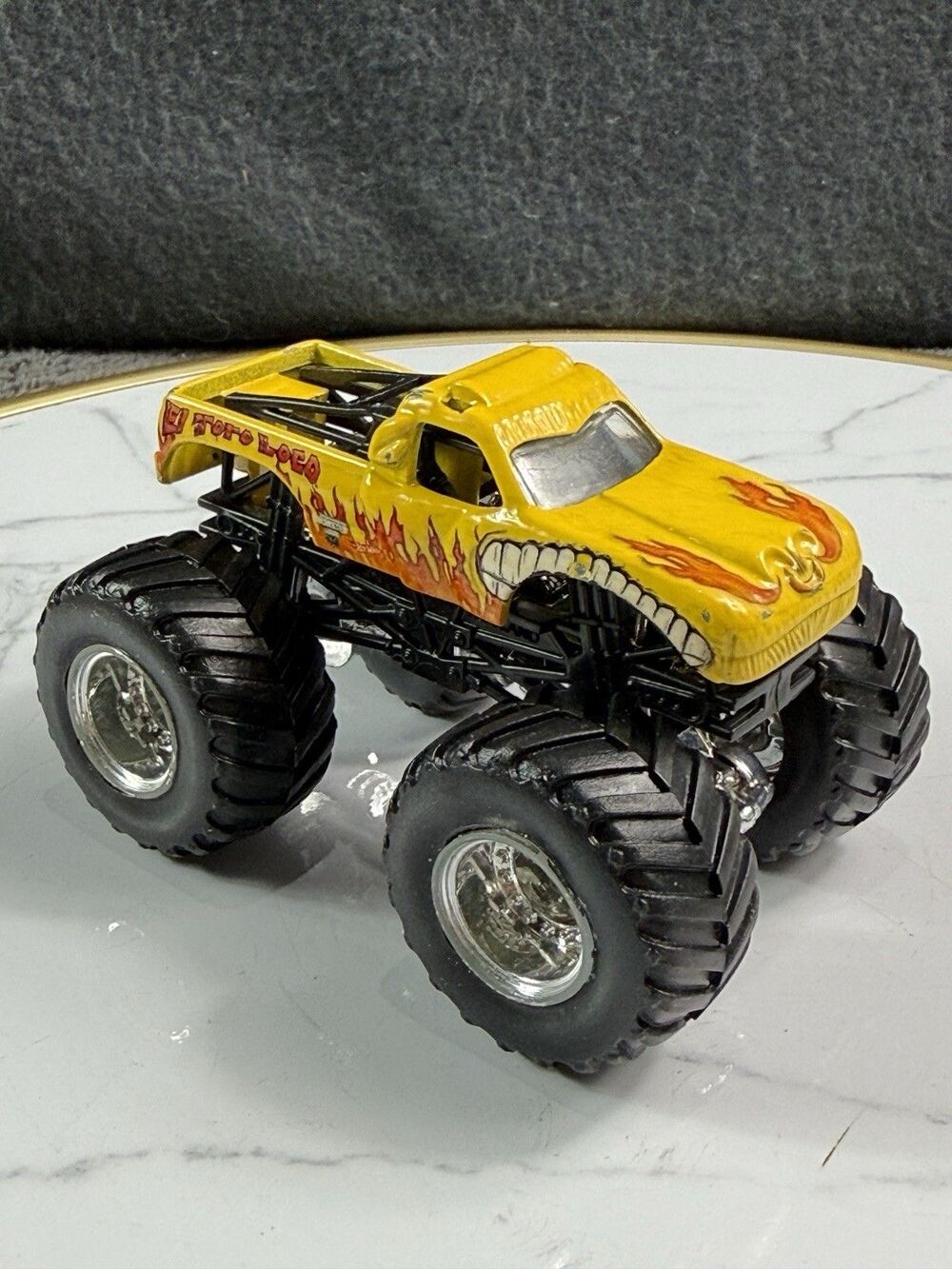 Spin Master Monster Jam El Toro Loco Diecast Yellow Monster Truck BKT Tires